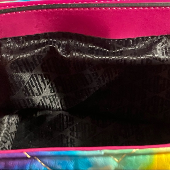 🌈 Kurt Geiger rainbow tie dye XL Kensington bag - one callout on back EUC - Picture 12 of 16